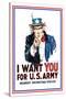 I Want You for the U.S. Army-James Montgomery Flagg-Stretched Canvas