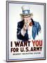 I Want You for the U.S. Army-James Montgomery Flagg-Mounted Art Print