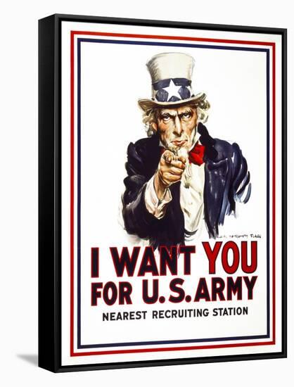 I Want You for U.S. Army-null-Framed Stretched Canvas