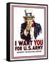 I Want You for U.S. Army-null-Framed Stretched Canvas