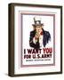 I Want You for U.S. Army-null-Framed Giclee Print