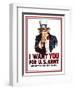 I Want You for U.S. Army-null-Framed Giclee Print