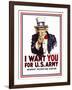 I Want You for U.S. Army-null-Framed Giclee Print