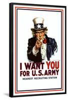 I Want You - Uncle Sam-null-Framed Poster