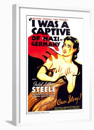 I WAS A CAPTIVE OF NAZI GERMANY, Isobel Lillian Steele, 1936-null-Framed Art Print