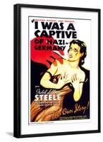 I WAS A CAPTIVE OF NAZI GERMANY, Isobel Lillian Steele, 1936-null-Framed Art Print