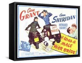 I Was a Male War Bride, 1949-null-Framed Stretched Canvas