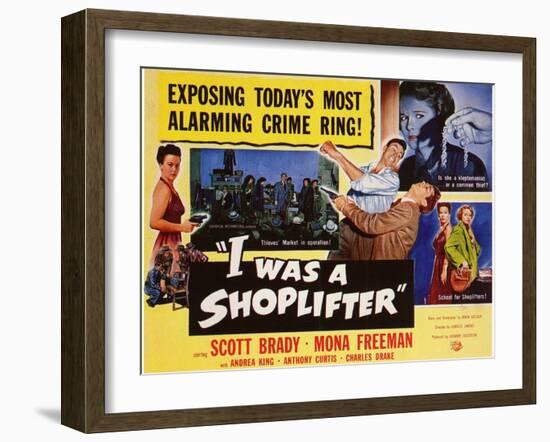 I Was a Shoplifter, 1950-null-Framed Art Print