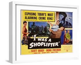 I Was a Shoplifter, 1950-null-Framed Art Print