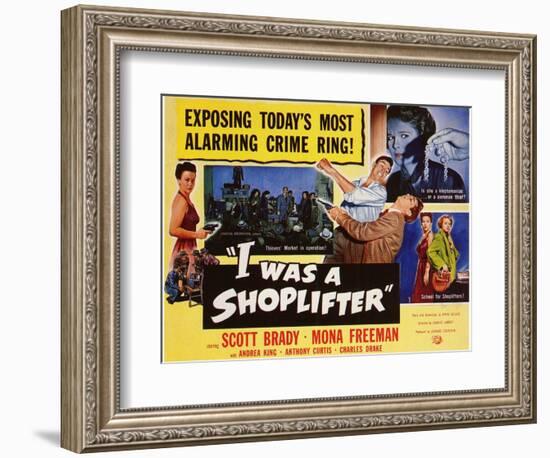 I Was a Shoplifter, 1950-null-Framed Art Print