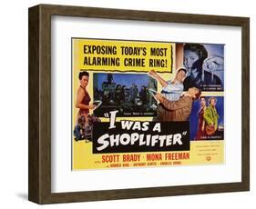 I Was a Shoplifter, 1950-null-Framed Art Print