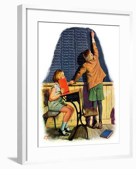 "'I Was Tardy',"September 27, 1930-Alan Foster-Framed Giclee Print