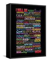 I Will Be Motivational Art Poster Print-null-Framed Stretched Canvas