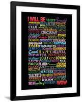 I Will Be Motivational Art Poster Print-null-Framed Art Print