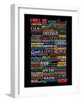 I Will Be Motivational Art Poster Print-null-Framed Art Print