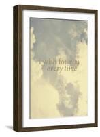 I Wish for You-Vintage Skies-Framed Giclee Print