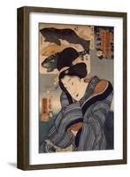 I Wish He Were Here-Kuniyoshi Utagawa-Framed Giclee Print