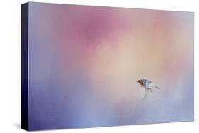 I Wish I Could Fly - Bluebird 1-Jai Johnson-Stretched Canvas