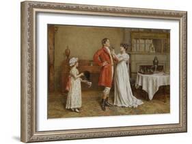 I Wish You Luck-George Goodwin Kilburne-Framed Giclee Print