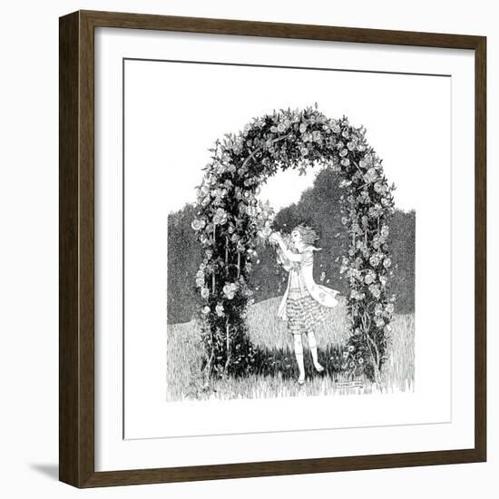 I Wonder - Child Life-Mildred Lyon-Framed Giclee Print