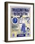 I Wonder Why I Want No One But You, sheet music cover, c1910-Unknown-Framed Giclee Print