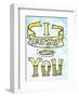 I Worship You - Tommy Human Cartoon Print-Tommy Human-Framed Art Print