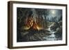 I2 Illusions of Forest-D. Rusty Rust-Framed Giclee Print