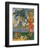 Ia Orana Maria (Hail Mary), 1891-Paul Gauguin-Framed Art Print