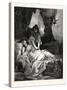 Iachimo and Imogen, William Shakespeare's Play Cymbeline-Sandor Liezen-Meyer-Stretched Canvas