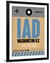 IAD Washington Luggage Tag 1-NaxArt-Framed Art Print