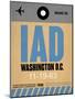 IAD Washington Luggage Tag 1-NaxArt-Mounted Art Print