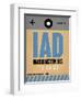 IAD Washington Luggage Tag 1-NaxArt-Framed Premium Giclee Print