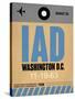 IAD Washington Luggage Tag 1-NaxArt-Stretched Canvas