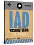 IAD Washington Luggage Tag 1-NaxArt-Stretched Canvas