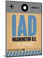 IAD Washington Luggage Tag 1-NaxArt-Mounted Art Print