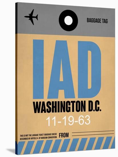 IAD Washington Luggage Tag 1-NaxArt-Stretched Canvas