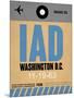 IAD Washington Luggage Tag 1-NaxArt-Mounted Art Print