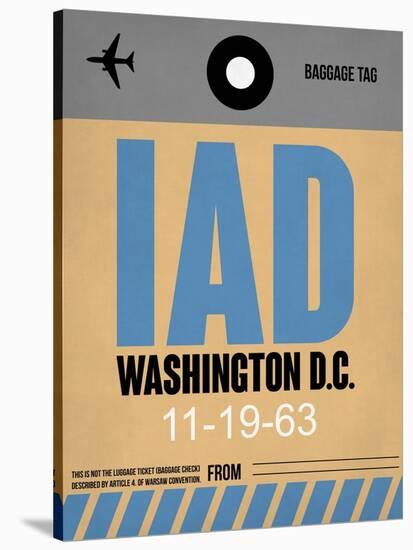 IAD Washington Luggage Tag 1-NaxArt-Stretched Canvas