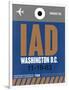 IAD Washington Luggage Tag 2-NaxArt-Framed Art Print