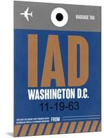 IAD Washington Luggage Tag 2-NaxArt-Mounted Art Print