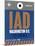 IAD Washington Luggage Tag 2-NaxArt-Mounted Art Print