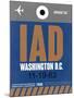 IAD Washington Luggage Tag 2-NaxArt-Mounted Art Print