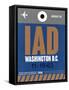 IAD Washington Luggage Tag 2-NaxArt-Framed Stretched Canvas