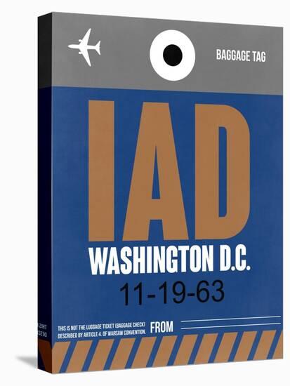 IAD Washington Luggage Tag 2-NaxArt-Stretched Canvas