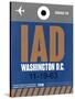 IAD Washington Luggage Tag 2-NaxArt-Stretched Canvas