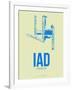 Iad Washington Poster 1-NaxArt-Framed Art Print