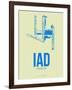 Iad Washington Poster 1-NaxArt-Framed Art Print