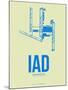 Iad Washington Poster 1-NaxArt-Mounted Art Print