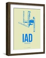 Iad Washington Poster 1-NaxArt-Framed Art Print