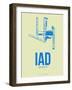 Iad Washington Poster 1-NaxArt-Framed Art Print